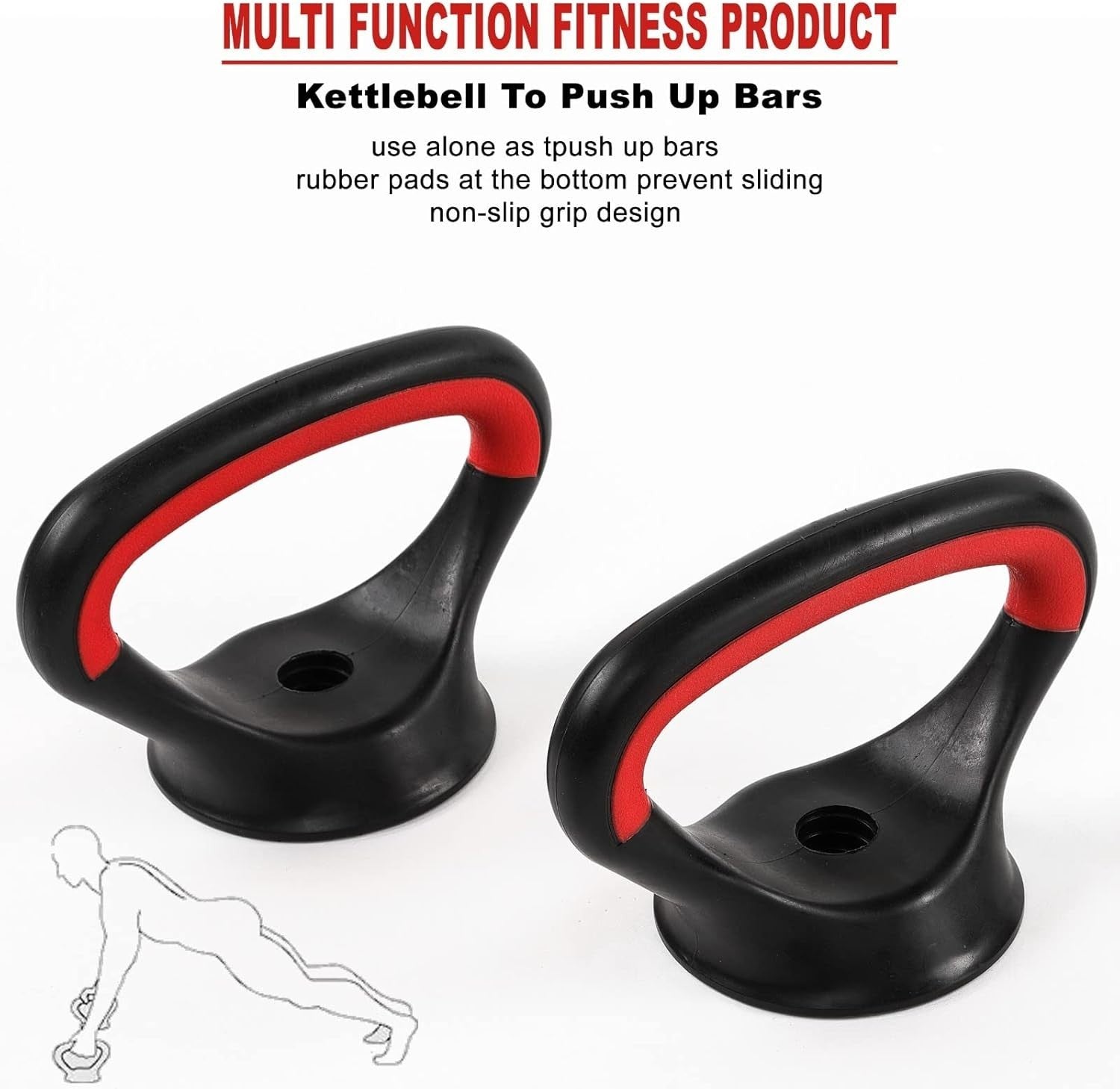 20KG Adjustable Dumbbell Set 6-in-1 Barbell Kettlebell Home Gym