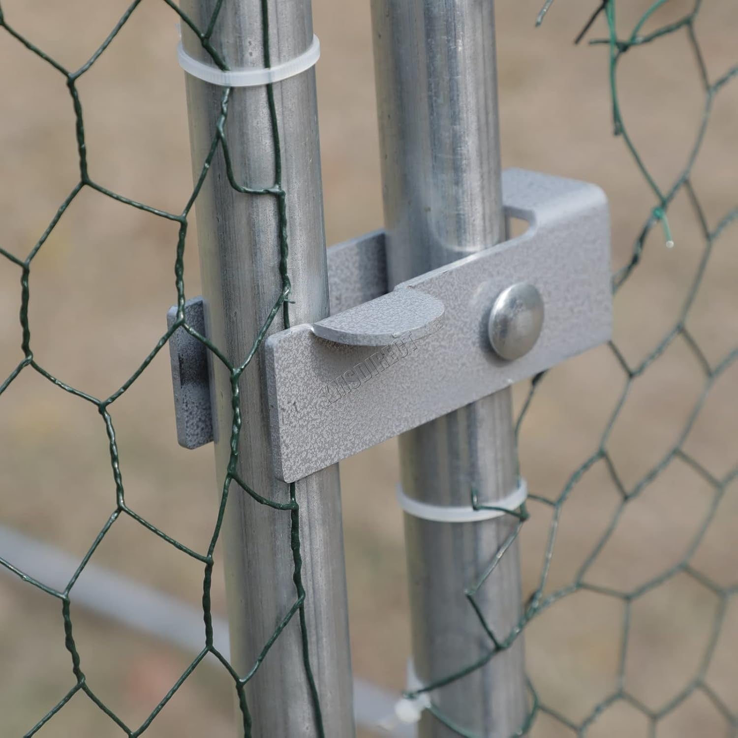 Extra Large Walk In Chicken Run Outdoor Metal Pet Enclosure 4x3x2m