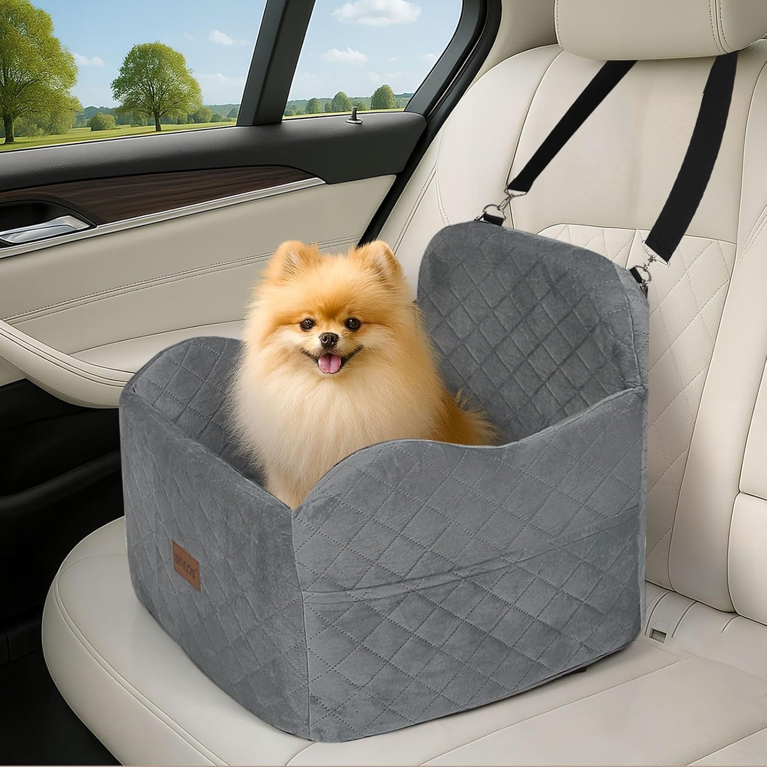 Elevated Pet Booster Seat for Dogs Washable Travel Bed Anti Slip 16KG