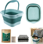 Portable Foot Bath Massage Soak Bucket Folding Large Capacity Travel