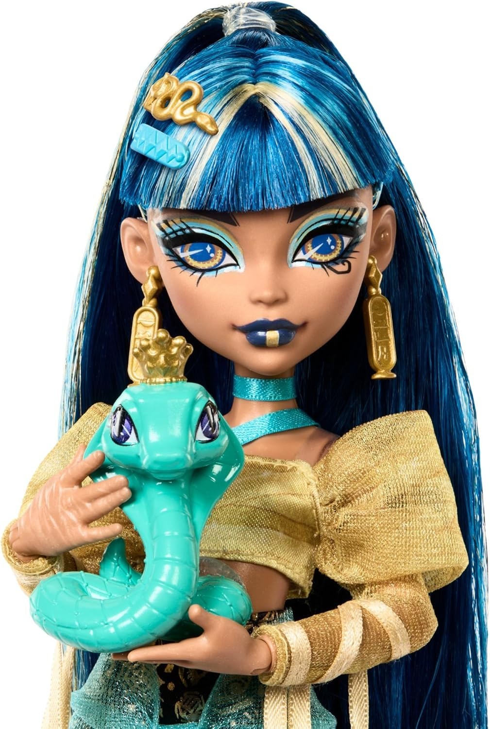 Royal Mummy Fashion Doll Pet Cobra Gold Outfit Accessories