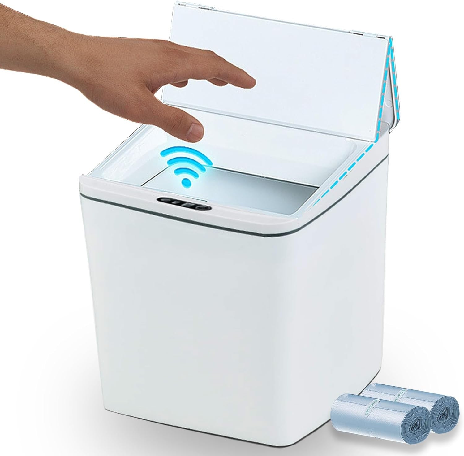 6L Automatic Sensor Compost Bin Touchless Countertop Food Caddy