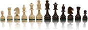 Staunton Tournament Wooden Chess Pieces Set | Handcrafted Weighted 85mm King