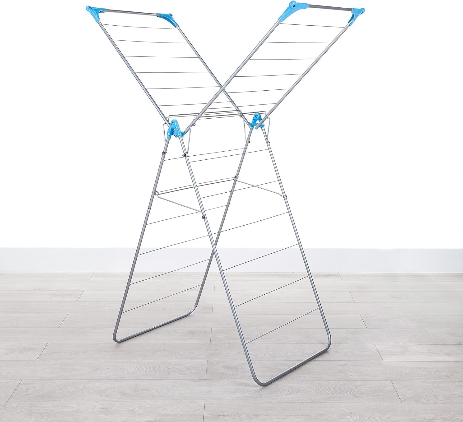 Winged Clothes Airer Folding Indoor Drying Rack Large Capacity Space Saving