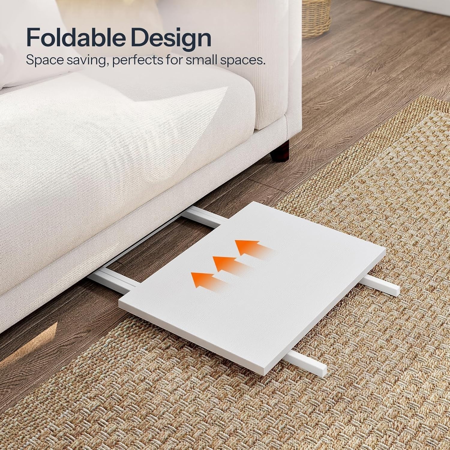 Compact Folding Side Tables 2-Pack – Multiuse Sofa Snack & Laptop Trays