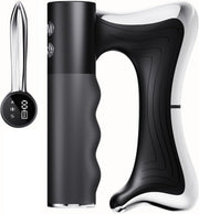 Heated Deep Tissue Massage Gun Neck Back Muscle Relief EMS Vibration Tool