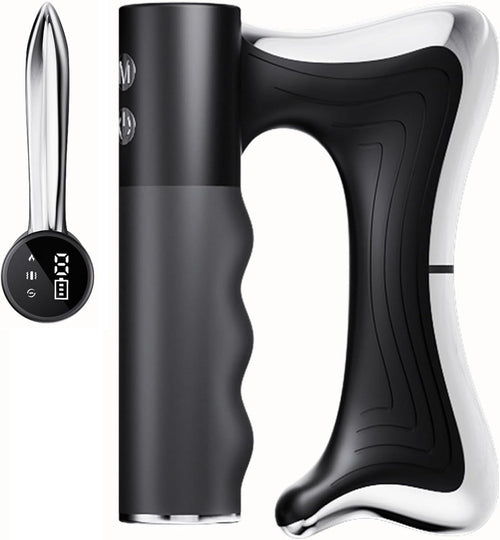 Heated Deep Tissue Massage Gun Neck Back Muscle Relief EMS Vibration Tool