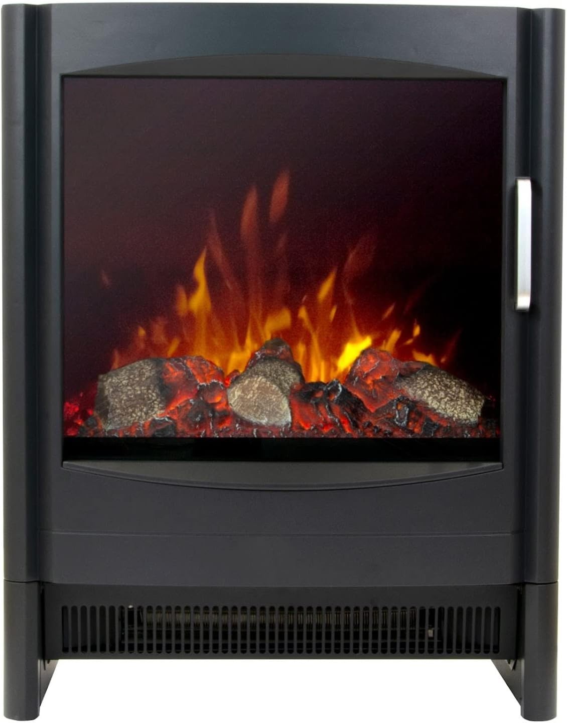 Electric Log Burner Stove Freestanding Heater with Realistic Flame Effect