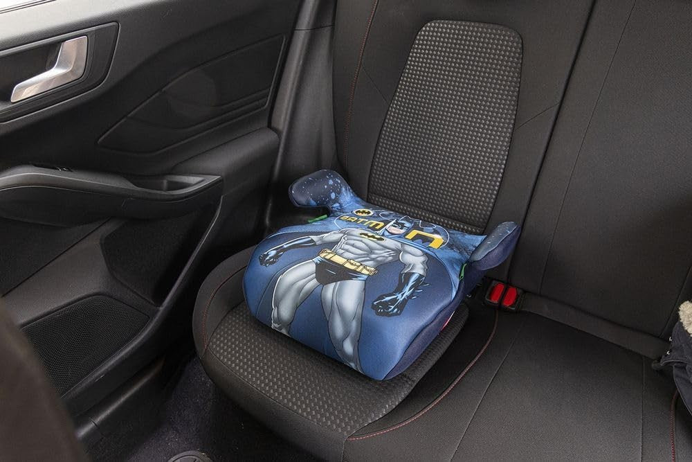 i-Size R129 Child Booster Seat 126–150cm Superhero Design Lightweight