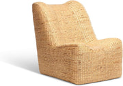 Luxury Rattan Statement Chair Indoor Woven Occasional Chair Modern Armchair