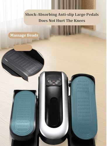 Under Desk Elliptical Pedal Exerciser Electric Quiet Remote 12 Speeds