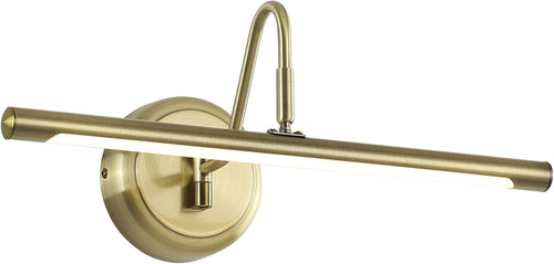 Dimmable LED Picture Light 16.54" Swing Arm, Antique Bronze Accent
