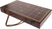 Wooden Xiangqi Travel Chess Set Folding Board Storage Handle