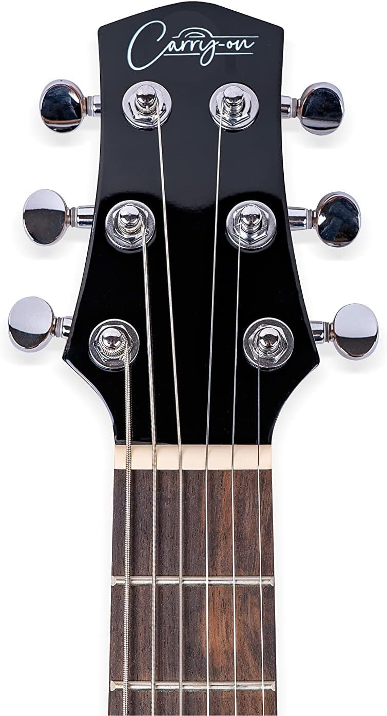 Mini Electric Guitar 3/4 Travel Size Black Beginner Kids Adults