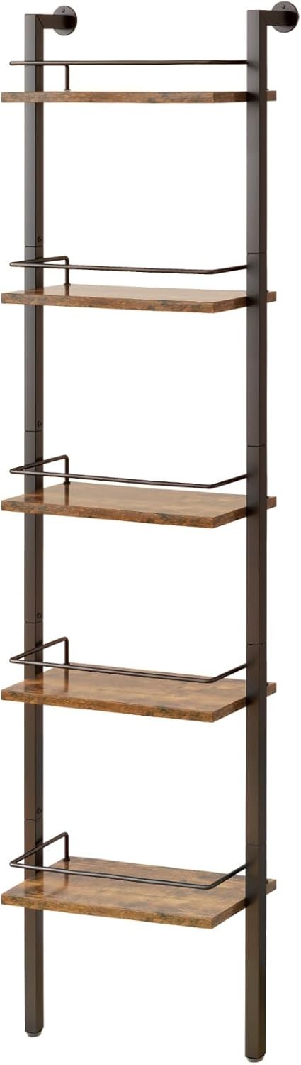 Tall Freestanding Wine Rack 5-Tier Bottle Display Shelf Drinks Storage Unit