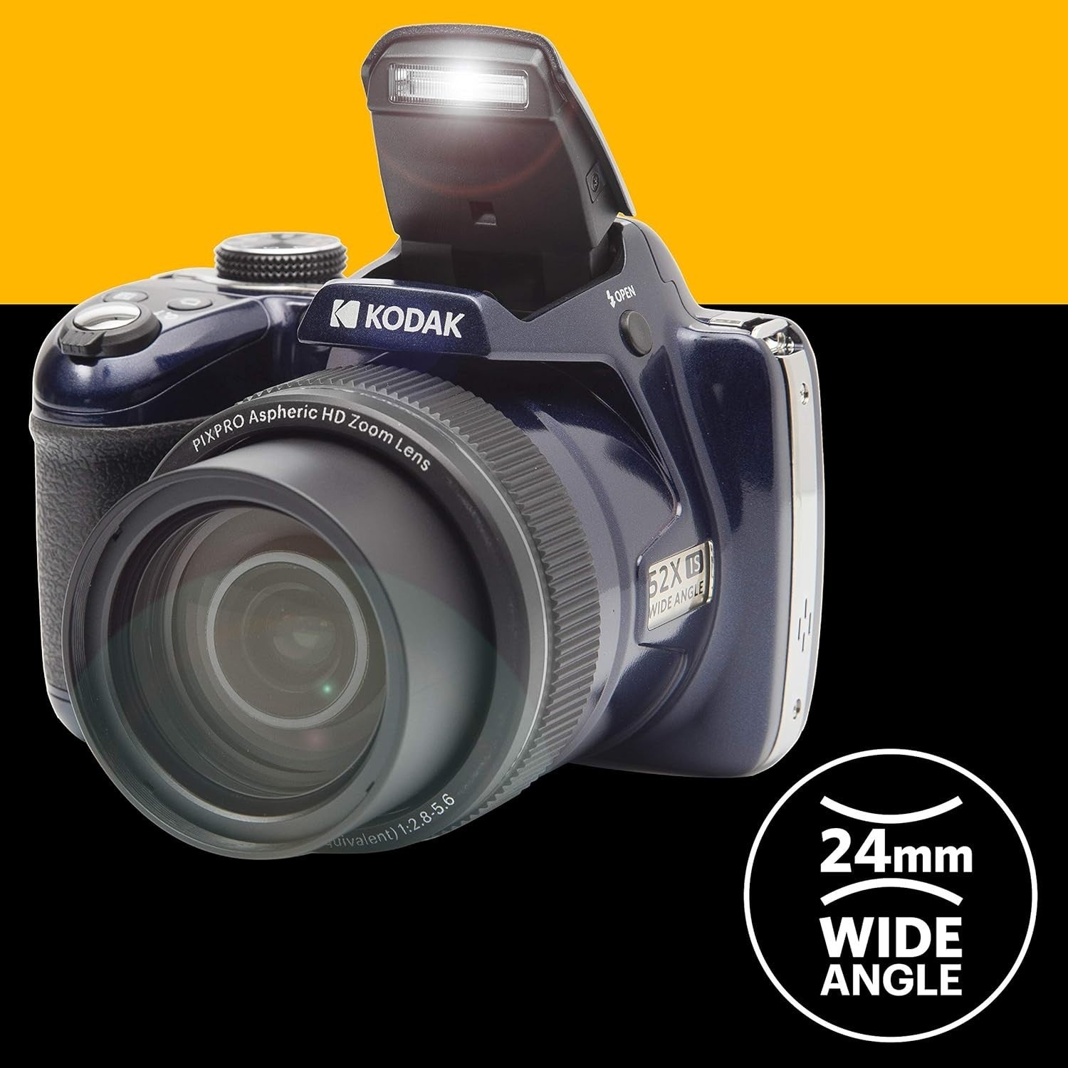 52X Optical Zoom Digital Bridge Camera 16MP Full HD 1080P LCD