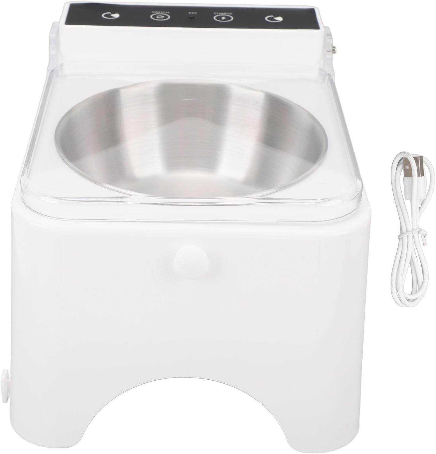 Automatic Infrared Sensor Pet Feeder Auto Open Lid Cat Dog Feeding Bowl