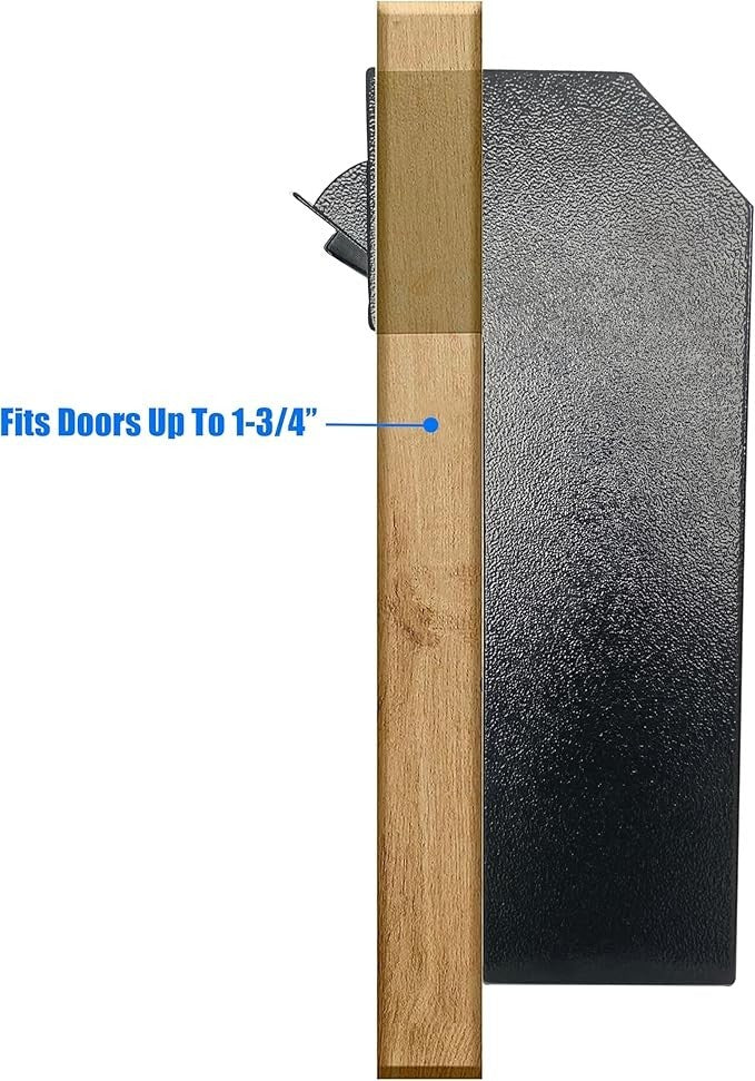 Secure Steel Drop Box w/ Combo Lock – Anti-Fishing Mail Slot, Rear Access, Small