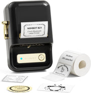 B21 Bluetooth Label Maker Printer Portable Black for Home & Office