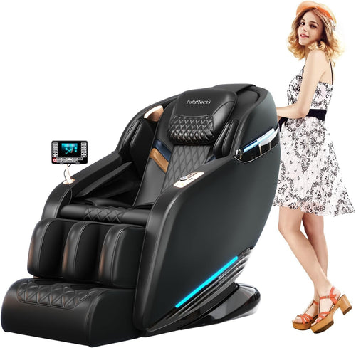 Full Body Electric Massage Chair Zero Gravity Recliner Heated with AI Voice