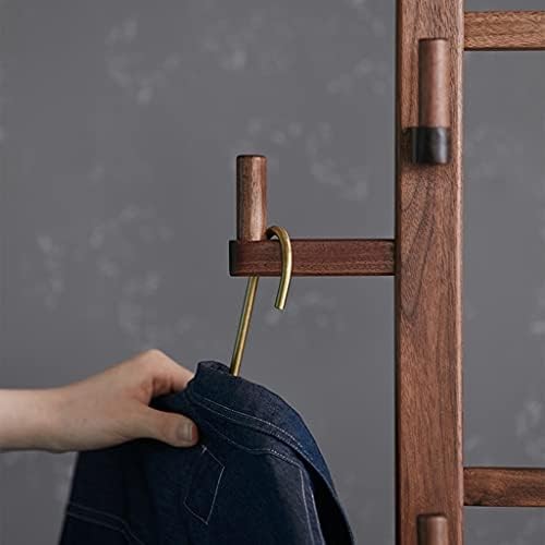 Modern Wooden Coat Rack Stand | Freestanding Tree Hallway Hat & Bag Holder
