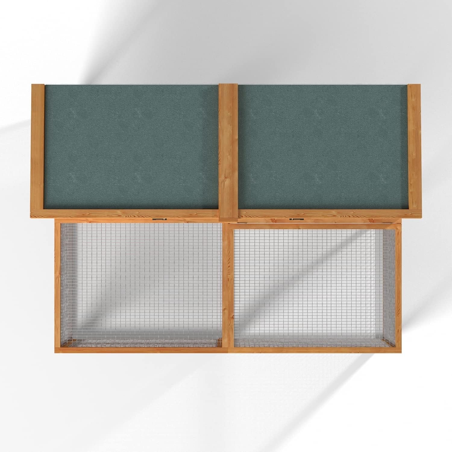 Large Outdoor Rabbit Hutch with Run Wooden Pet House Weatherproof XL