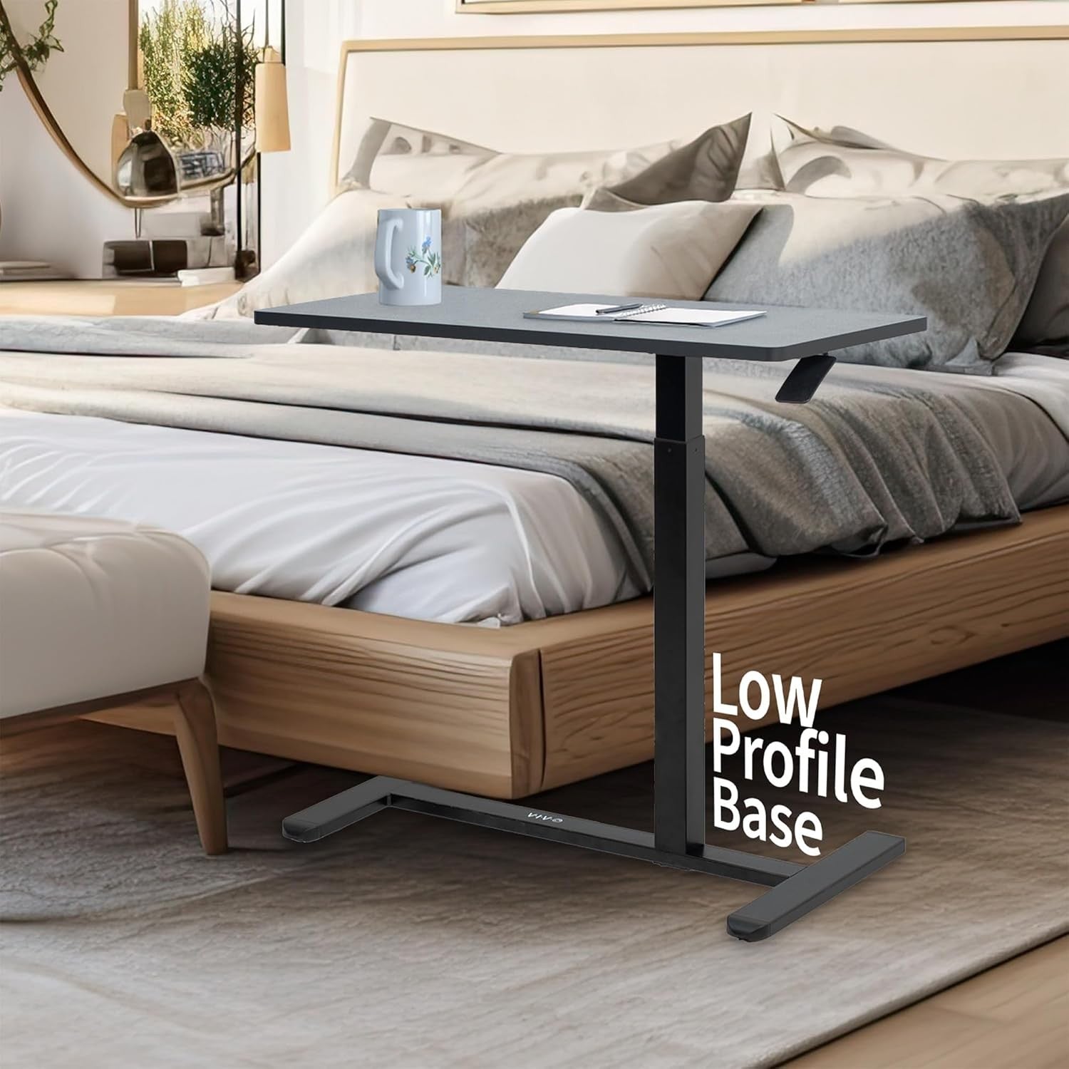 Over Couch Laptop Table Height Adjustable Bedside Desk Mobile Workstation