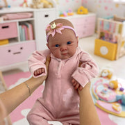 18in Reborn Baby Doll Girl Soft Vinyl Bathable Newborn Toy