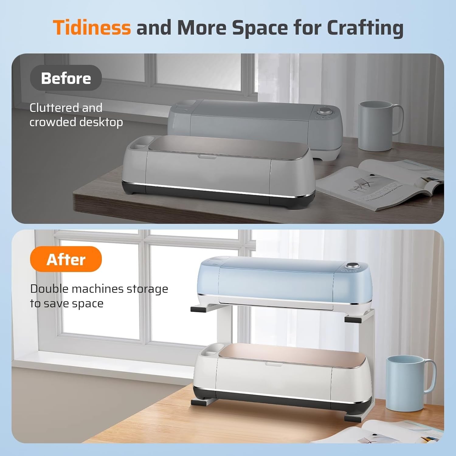 Machine Stand Legs for Craft Cutting Machines Storage Riser Space Saver