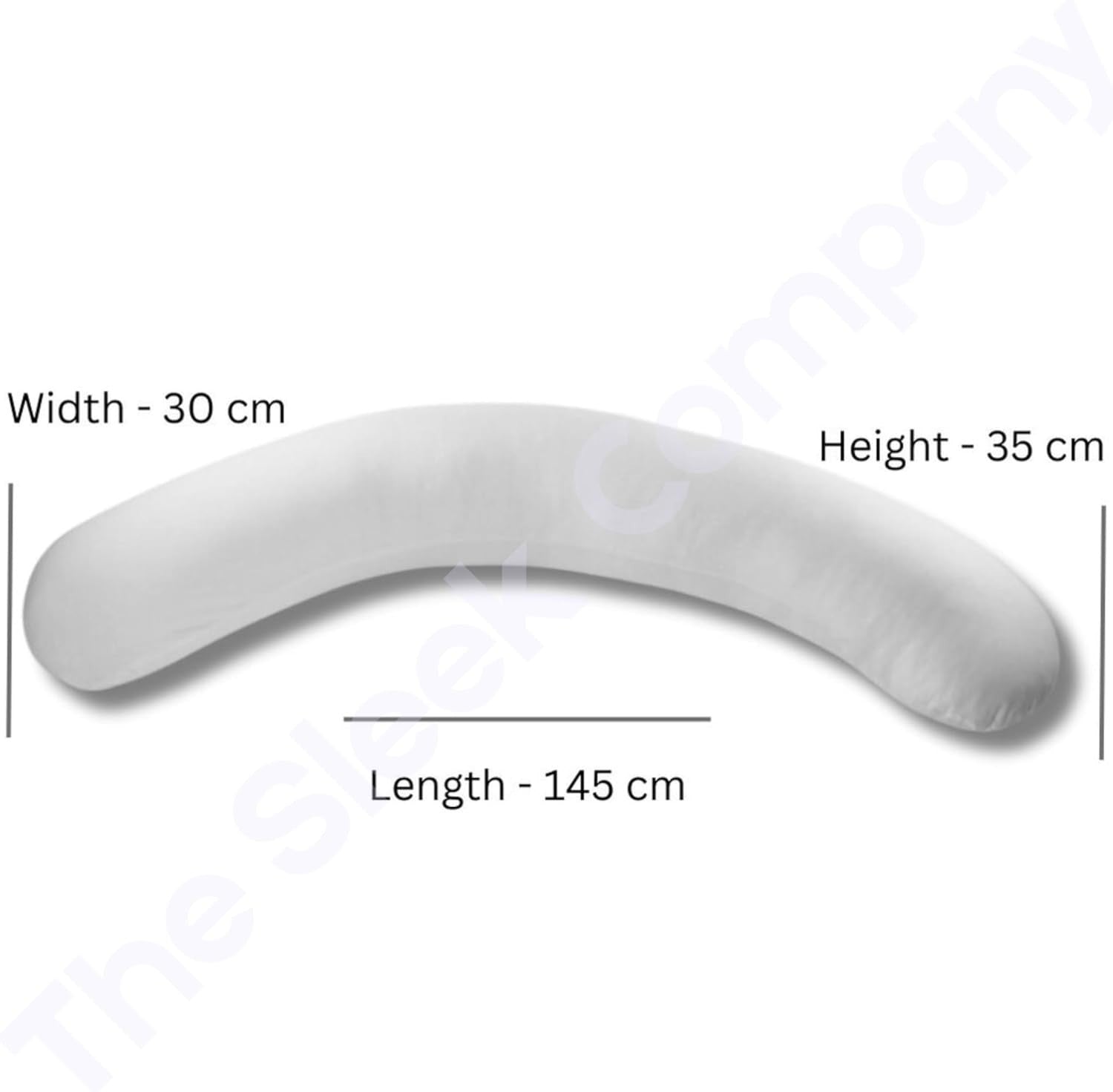 Full Body Pregnancy Pillow 240cm Maternity Side Sleeper Support Cushion