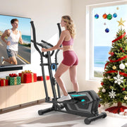 Magnetic Elliptical Cross Trainer 16-Level Quiet Home Gym Machine LCD Monitor
