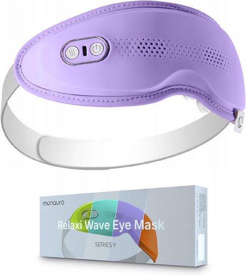 Rechargeable Eye Massager Heat Therapy Music Migraine Relief