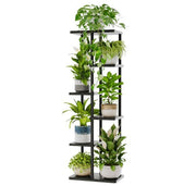 6 Tier Metal Plant Stand Indoor Tall Corner Shelf for Multiple Plants Balcony