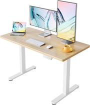 Electric Standing Desk Height Adjustable Sit Stand Home Office Table 120x60cm