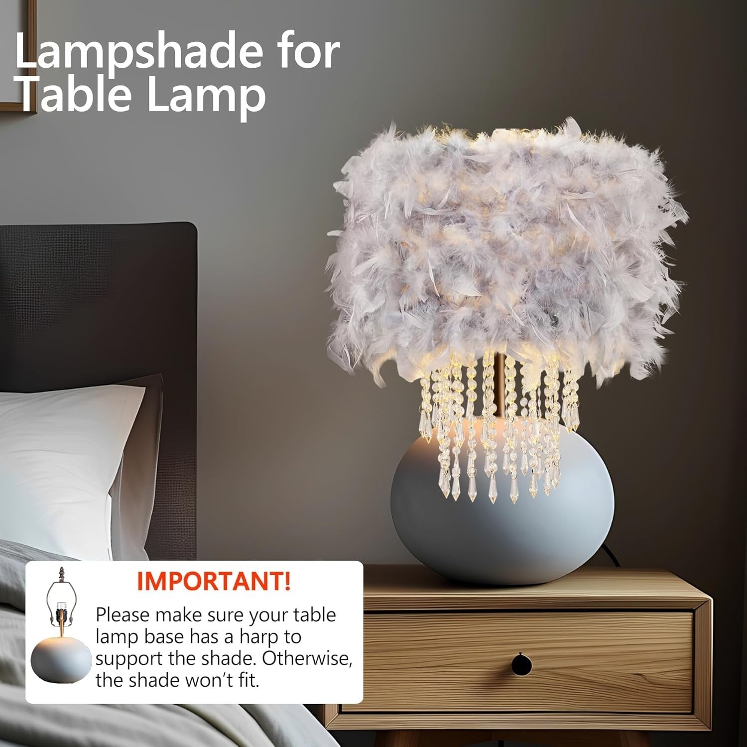 Modern Grey Fabric Lampshade Gold Inner Drum Ceiling Pendant Light