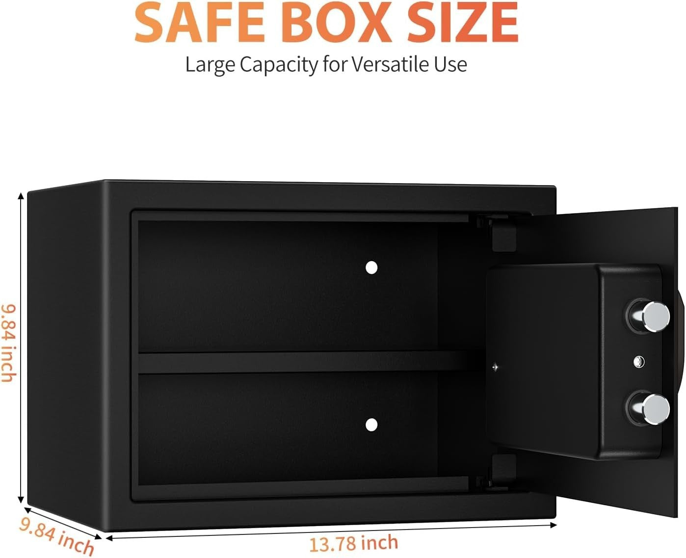 17L Digital Safe Box Security Lock Cash Jewellery Home Office Safe