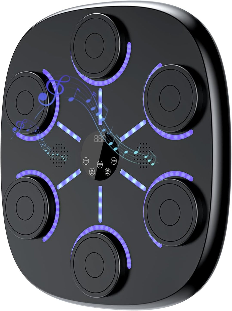 Music Boxing Machine Bluetooth LED Punch Pad Wall Mounted Home Fitness Trainer