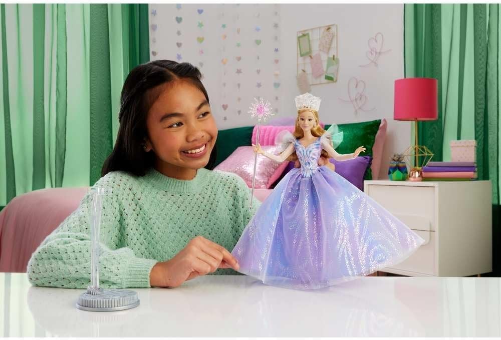 Deluxe Fairy Fashion Doll Removable Gown Wand Tiara Posable