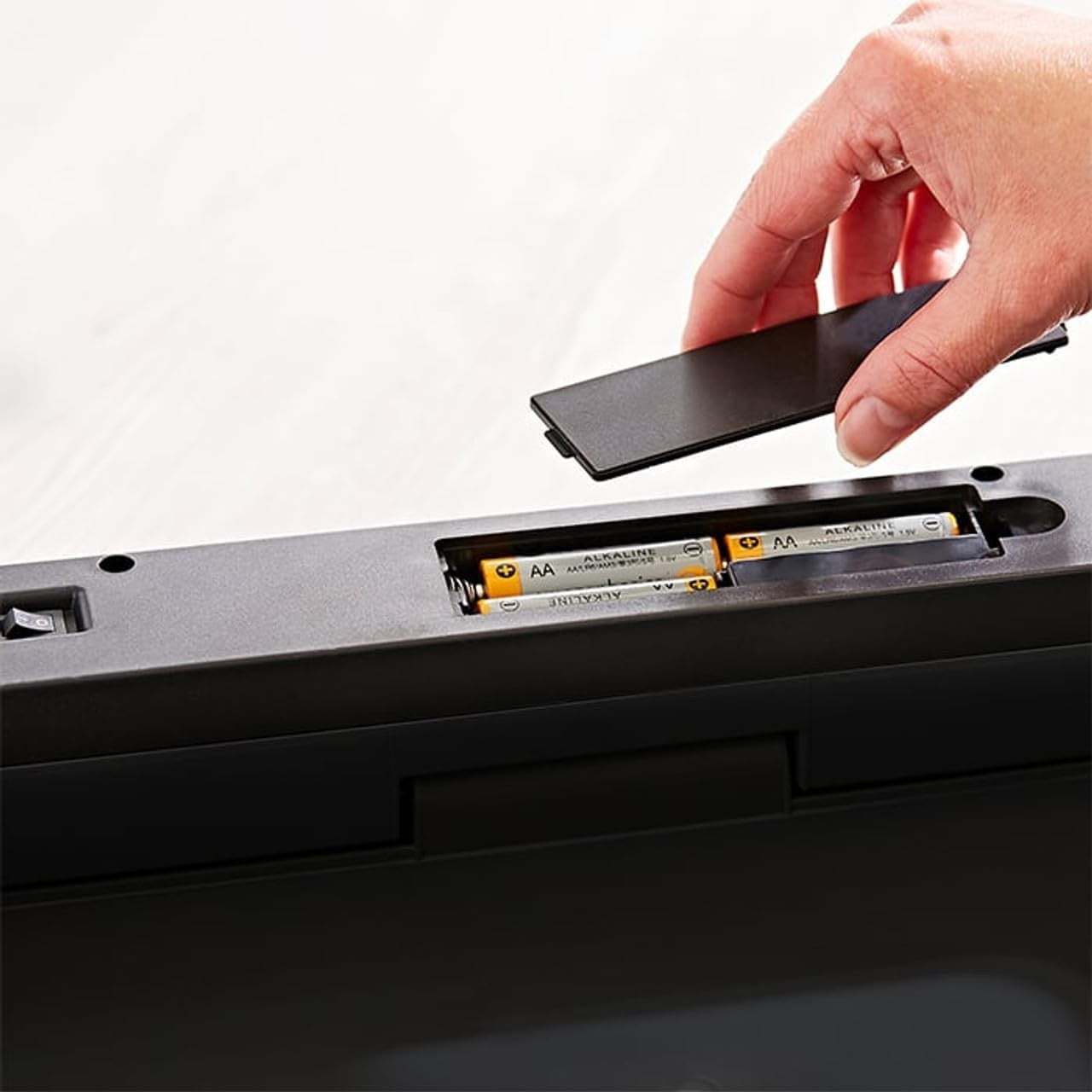 50L Automatic Sensor Kitchen Bin Rectangular Black Fingerprint Proof