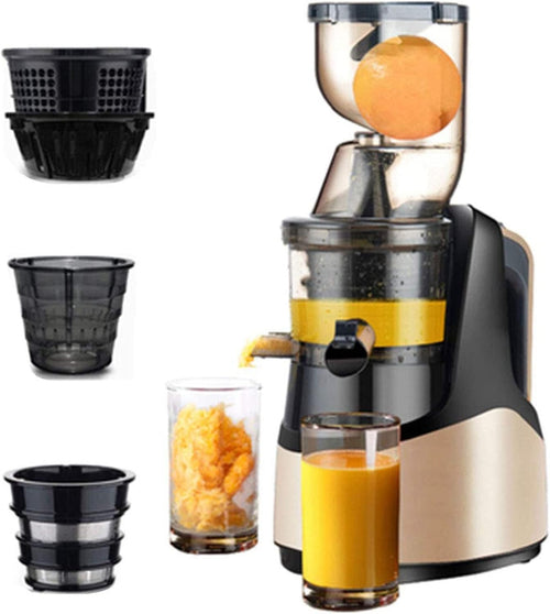 Luxury Gold Whole Fruit Juicer Automatic Vegetable Extractor Party Use