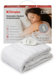 Single Electric Heated Under Blanket Extra Foot Warmth Machine Washable