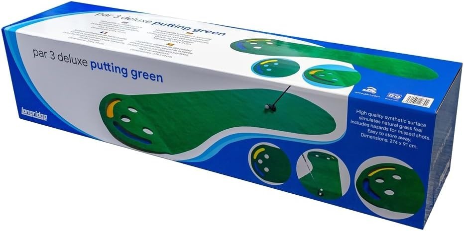 Indoor Golf Putting Green Mat Home Practice Trainer With Holes Turf