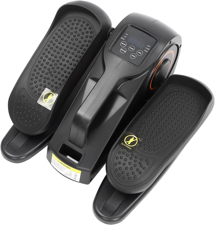 Under Desk Elliptical Trainer Quiet Electric Stepper Remote LED Pedals