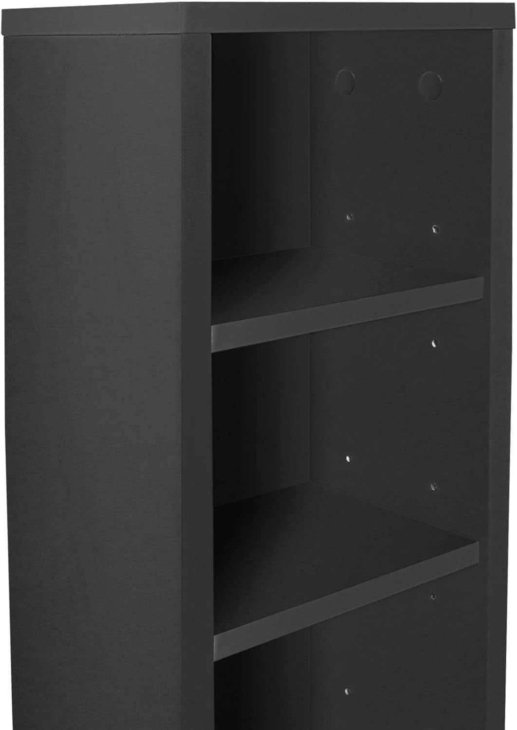 CD DVD Storage Tower Rack 102 Disc Media Shelf Organizer Black 90cm