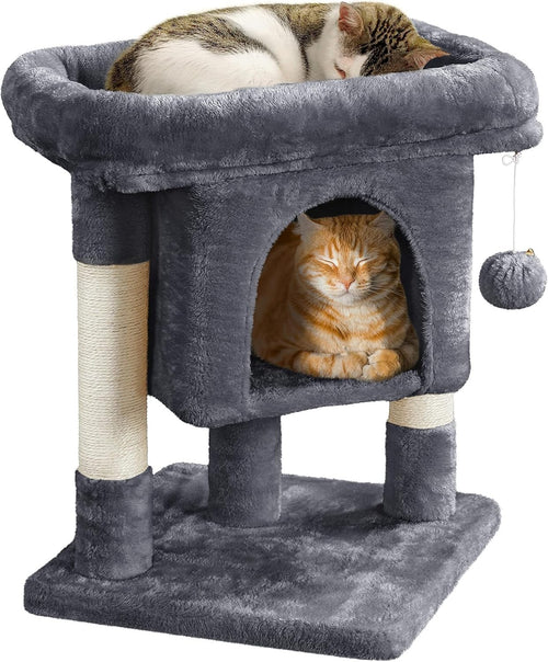 59cm Cat Tree Tower Scratching Post Condo Indoor Kitten Activity House