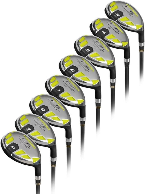 Mens Full Hybrid Iron Set 3-PW Right Hand Graphite Easy Hit Forgiving