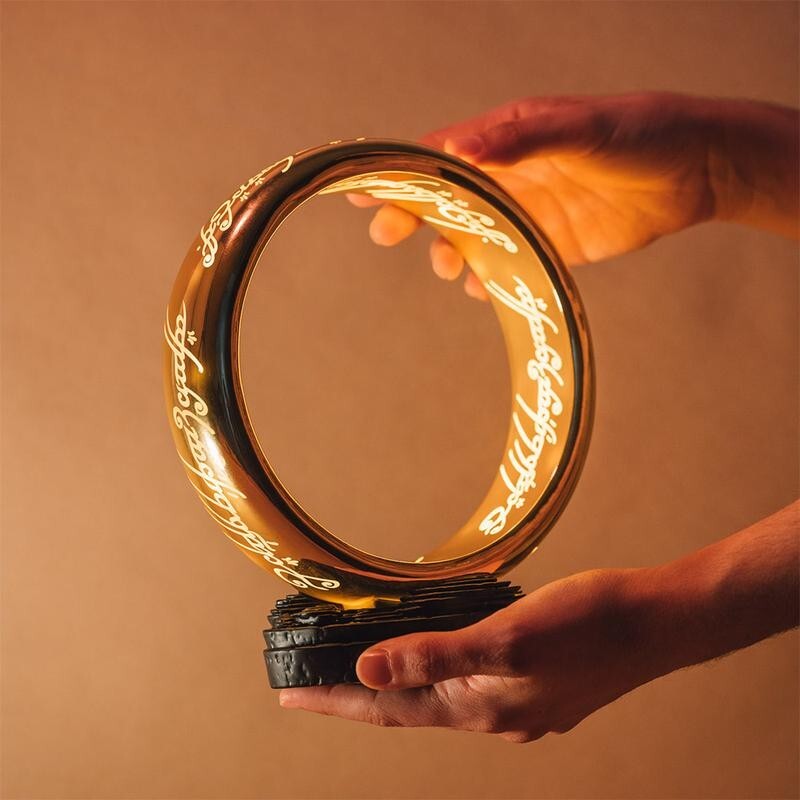 Lord of the Rings One Ring Lamp - Official Tolkien LED Light Home Decor Gift