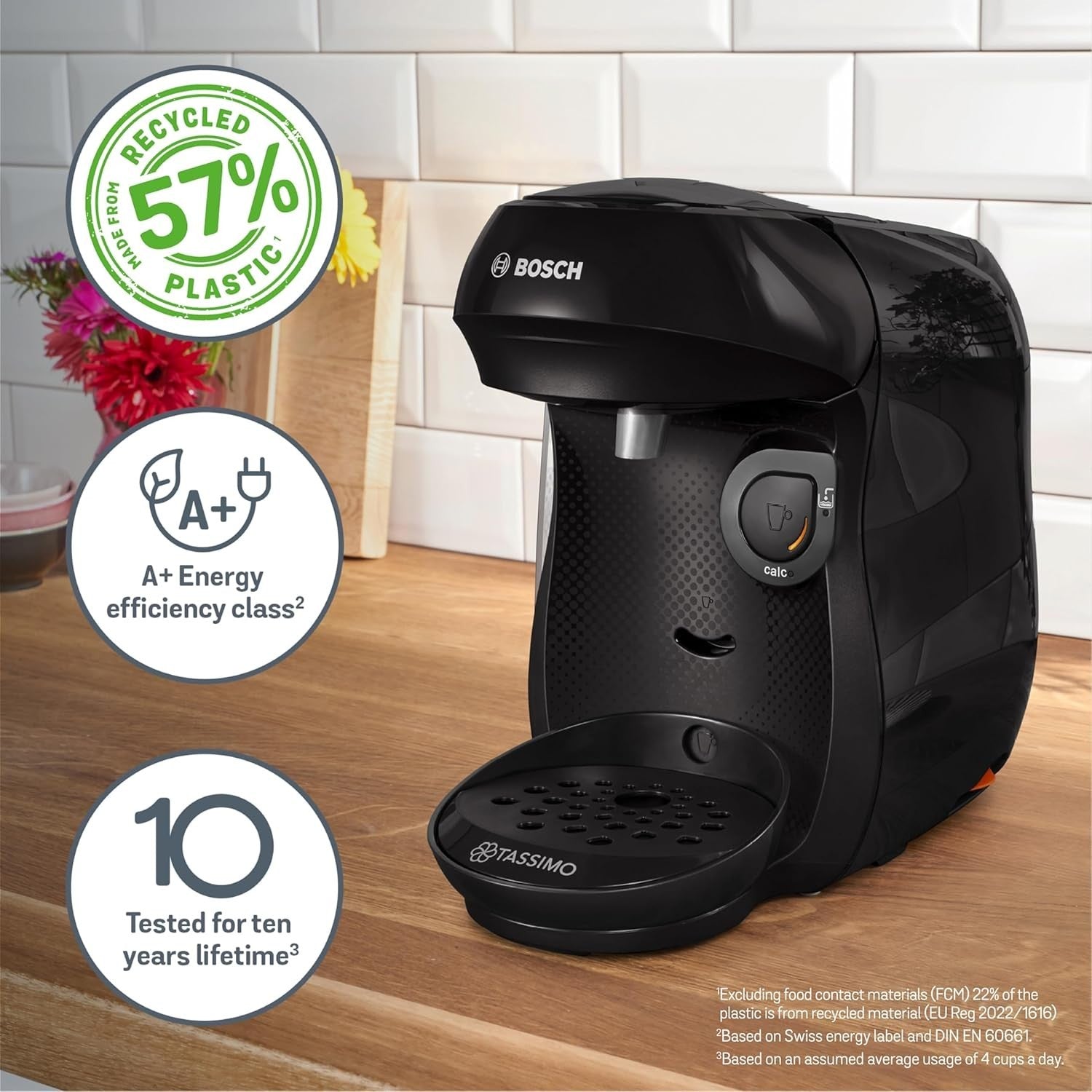 Pod Coffee Machine Starter Bundle 70 Drinks | One-Touch Brew | Adjustable Size