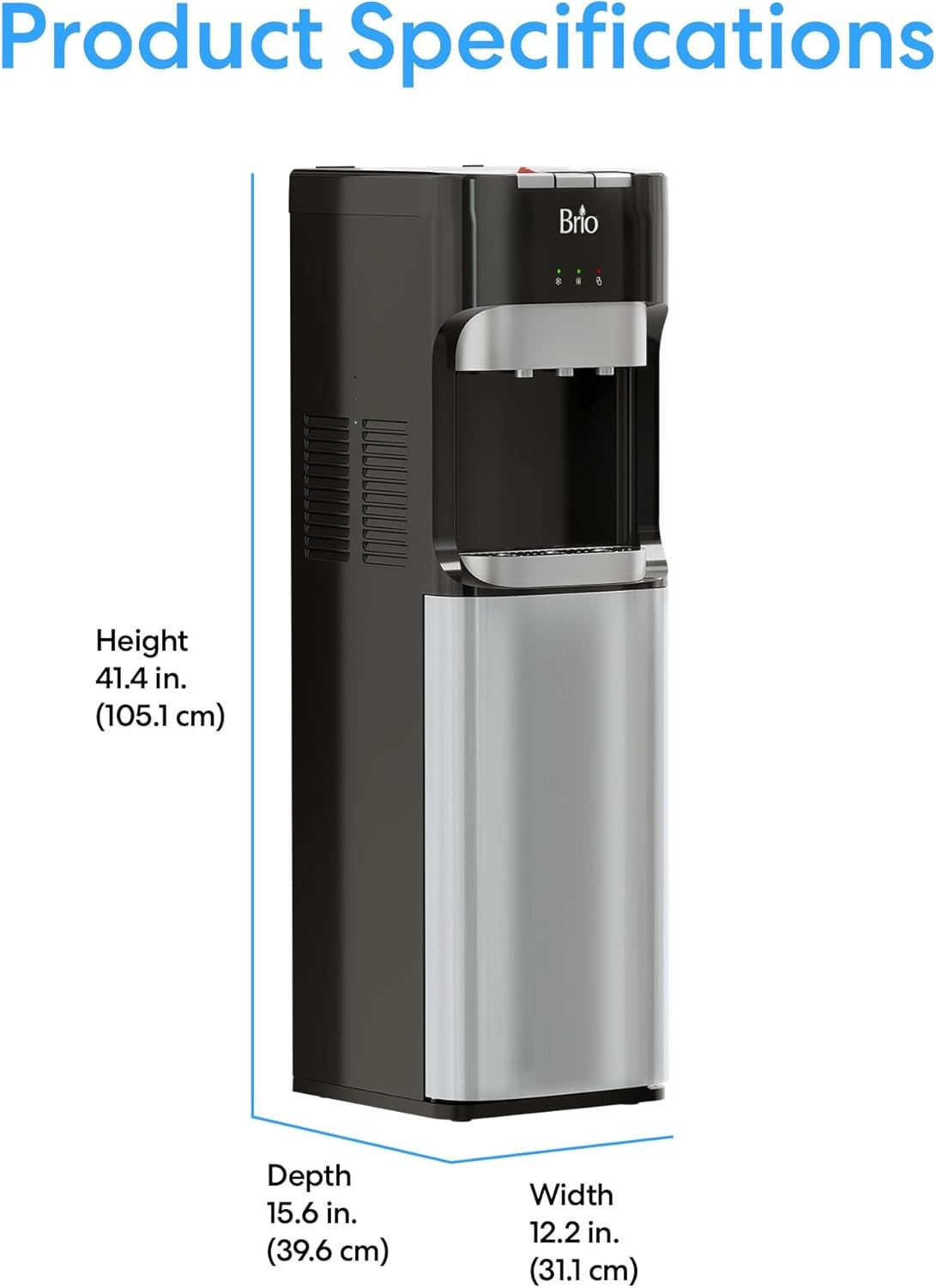 Bottom Loading Water Dispenser Hot Cold Cool Floor Standing