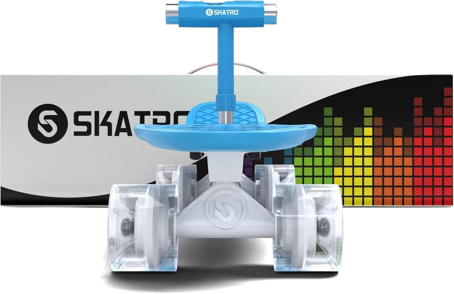 Mini Cruiser Skateboard 56cm Retro Plastic Deck Abec 7 Bearings